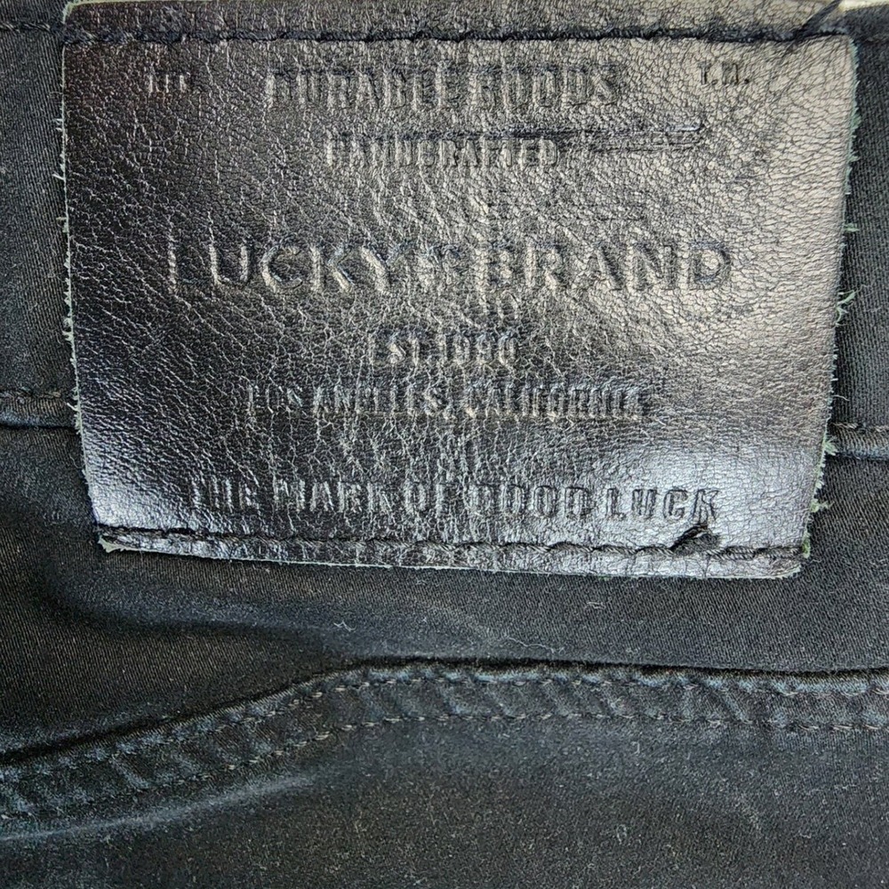 Lucky Brand 34 Black 121 Slim Jeans Mens Denim Pants Casual Everyday Skater Work